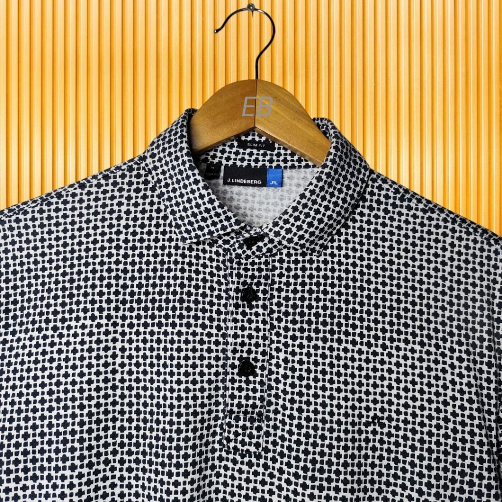 JL kaos kerah olahraga golf pria