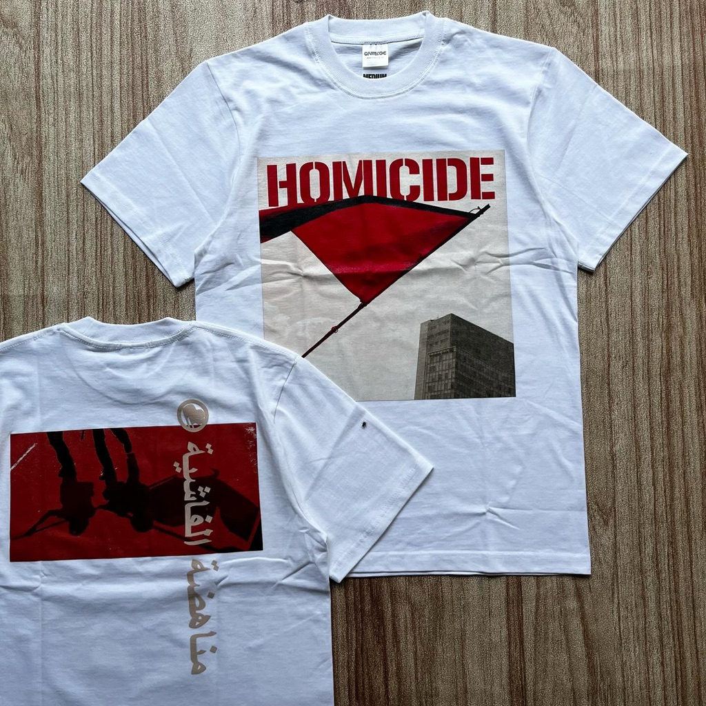 T-shirt HOMICIDE - ILLSURREKSHUN (white)