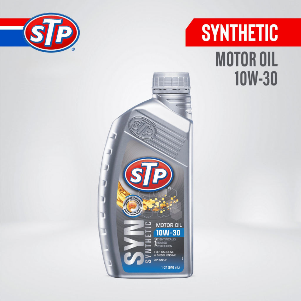 STP - Synthetic Motor Oil 10W-30 946 mL Oli Mesin Matic Manual Mobil Motor Sintetik