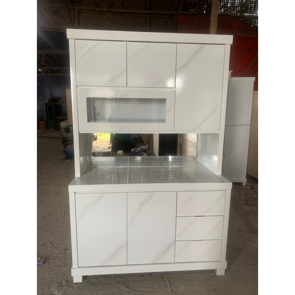 lemari sayur, lemari dapur, rak piring , rak dapur 2 pintu dan 3 pintu multiplek ( tanyakan ongkir