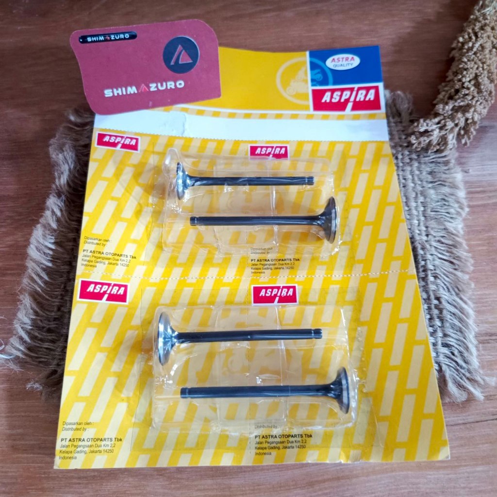 Aspira Klep Set  MIO J, FINO FI, XRIDE, JUPITER Z FI, DAN SEJENIS