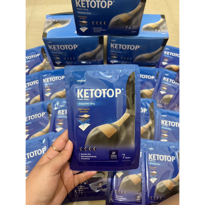 Ketotop Koyo Patch Original Korea Isi 7 Lembar Asli