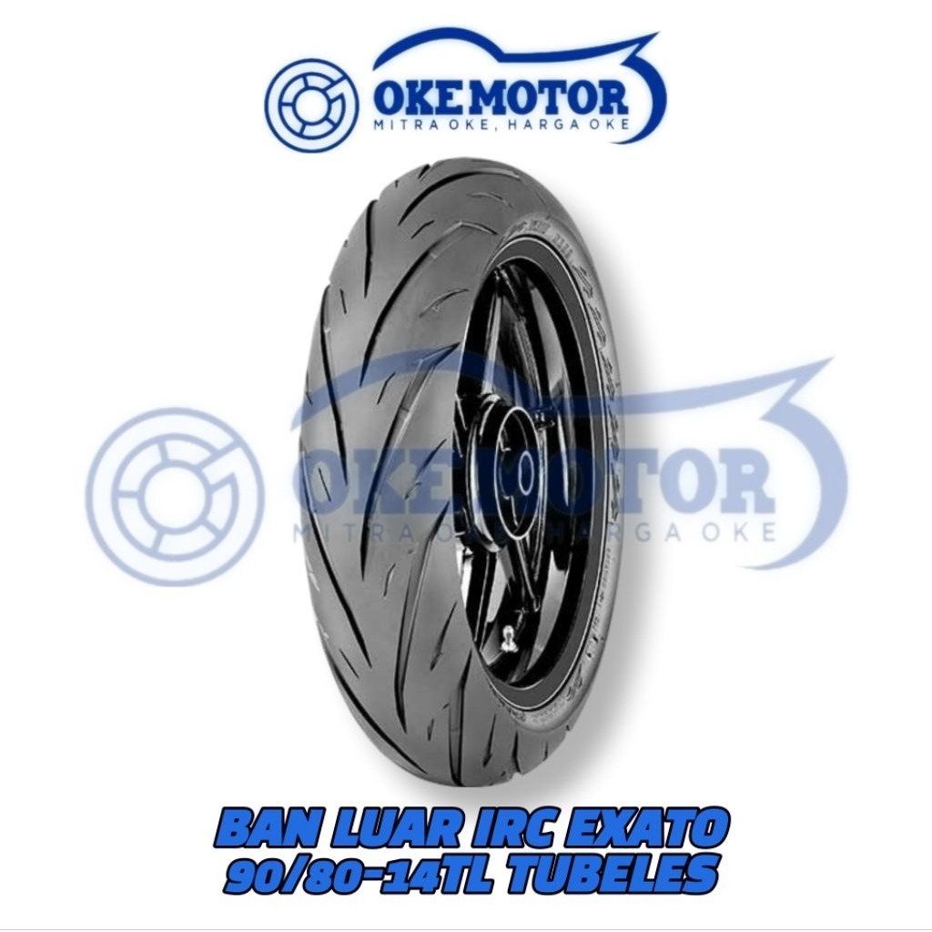 BAN LUAR IRC EXATO 90/80-14TL TUBELESS