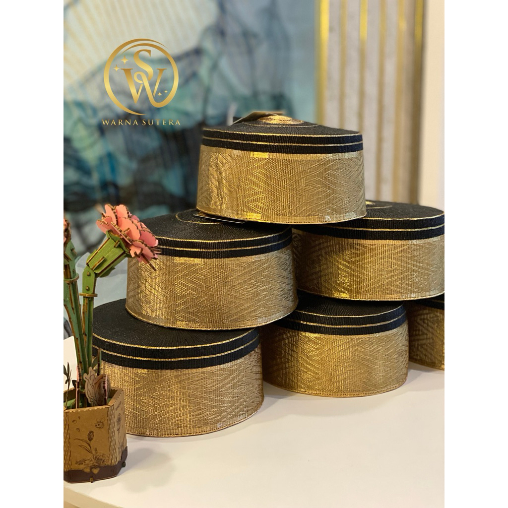 Songkok Recca ‘Jokowi’ halus tembaga GOLD