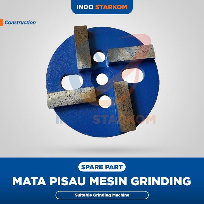 Segmen Mesin Grinding Lantai Beton Mata Pisau Mesin Poles Lantai Set