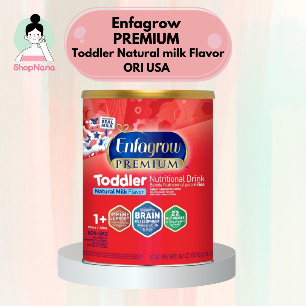 Enfagrow Premium Toddler Natural Milk Flavor 1-3thn | Susu Import 1,04kg - ORIGINAL USA