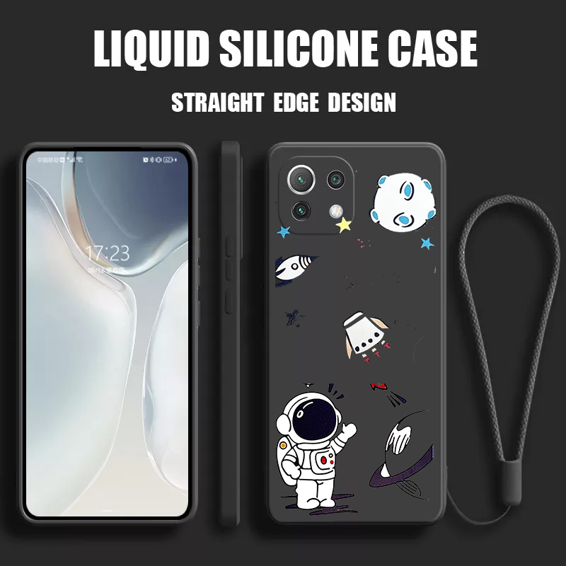 Case Xiaomi Mi 11 LITE Sunshine Cartoon Fashion Softcase Gambar Cewek Girls Liquid Premium FREE TALI