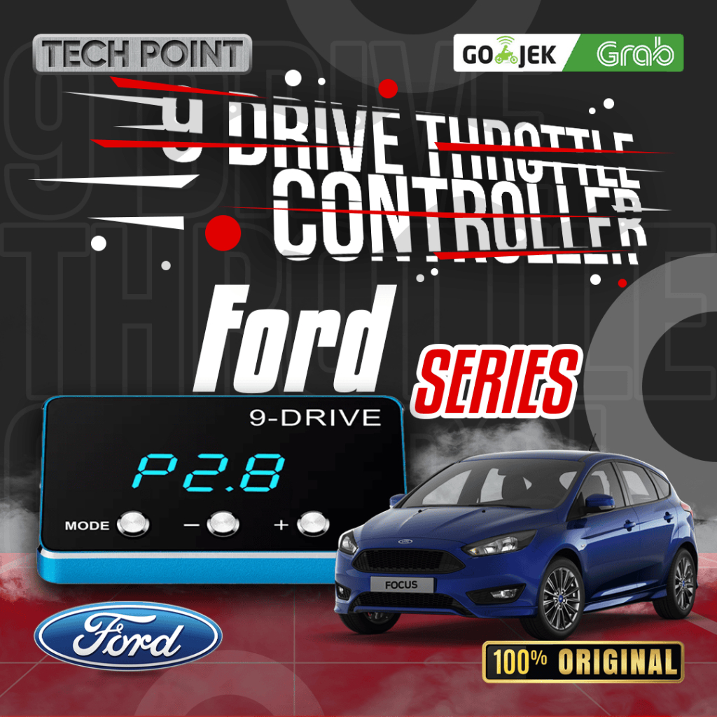 9 Drive Ford Focus Race Chip Piggyback Throttle Controller Remap