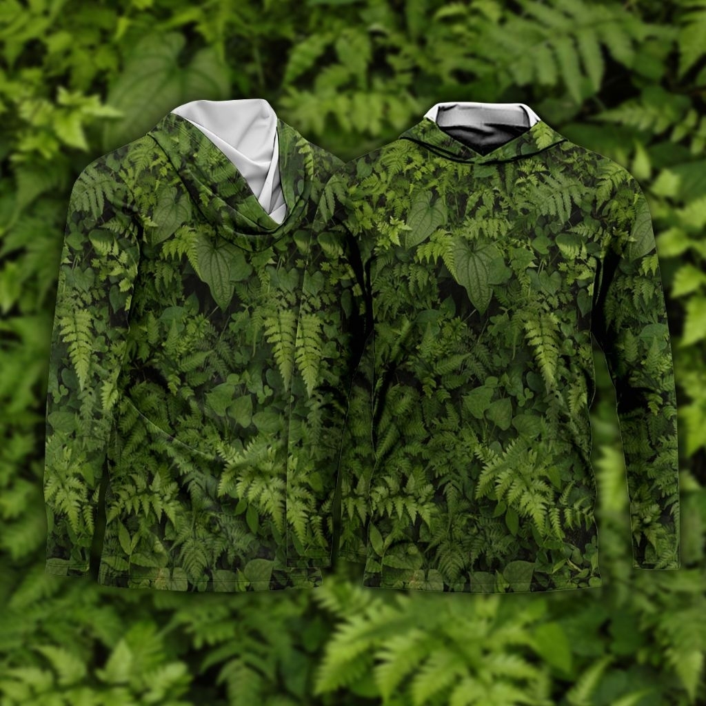 Baju camo berburu natural hutan Nusantara baju Hoodie camo hunting