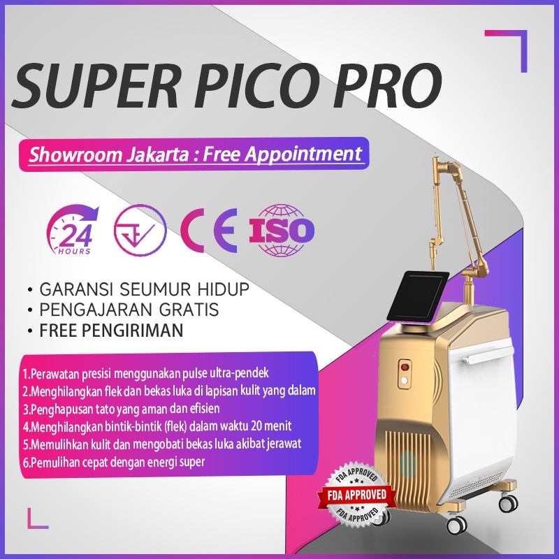 jkt showroom & laser super pico pro picosecond beauty machine alat klinik kecantikan pico laser blac