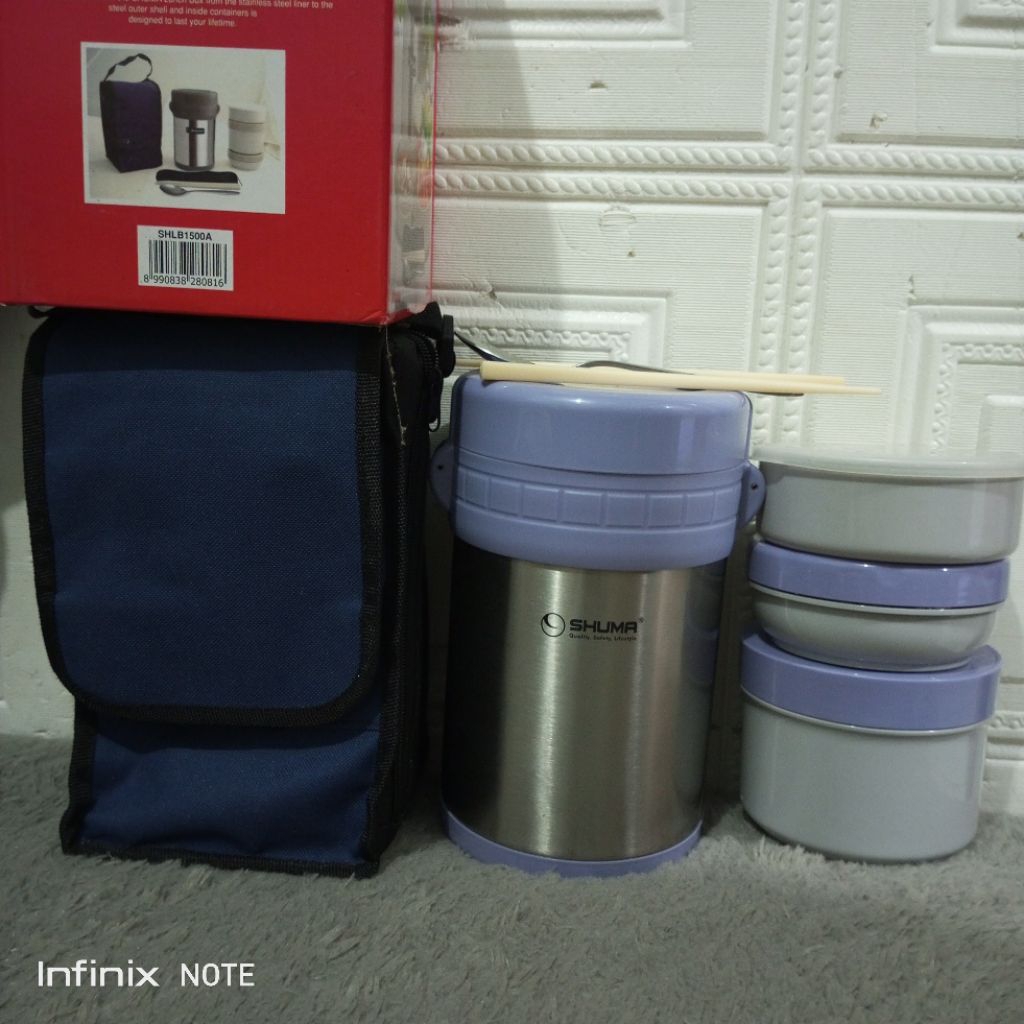 shuma lunch box rantang foodjar preloved