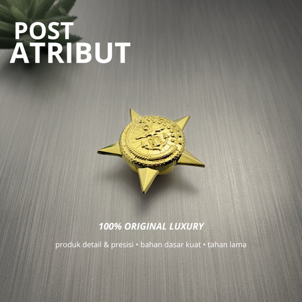 100% LUXURY Pin Integrasi TNI-POLRI / Luxury Brevet Integrasi TNI-POLRI / Atribut TNI Luxury / Atrib