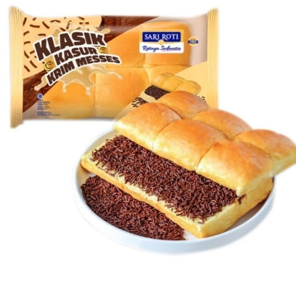 Sari Roti Klasik Kasur Krim Meses Coklat