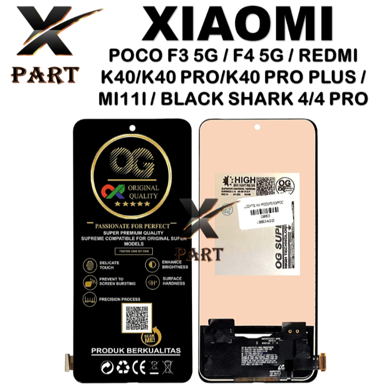 LCD TOUCHSCREEN XIAOMI POCO F3 5G / POCO F4 5G / REDMI K40 / K40 PRO / K40 PRO PLUS / MI11I / MI11X 