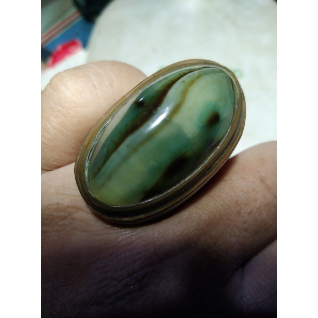 Batu Akik Pandan Lumut Tua Natural kode T2/19