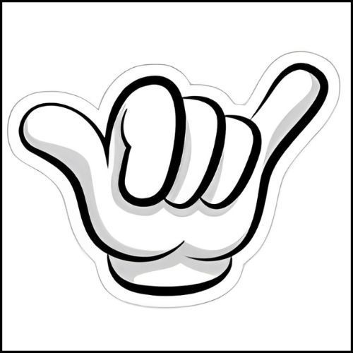 Stiker Print Cutting Tangan Metal Stiker Tangan Jari Print Cutting Termurah Terlaris