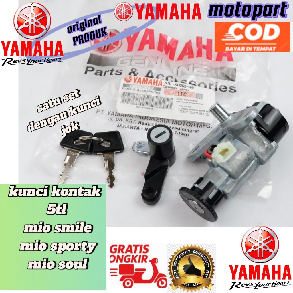 Kunci Kontak 5TL  mio smile Kunci kontak Mio Sporty Kontak Mio Smile kontak mio sporty kodepart-5tl