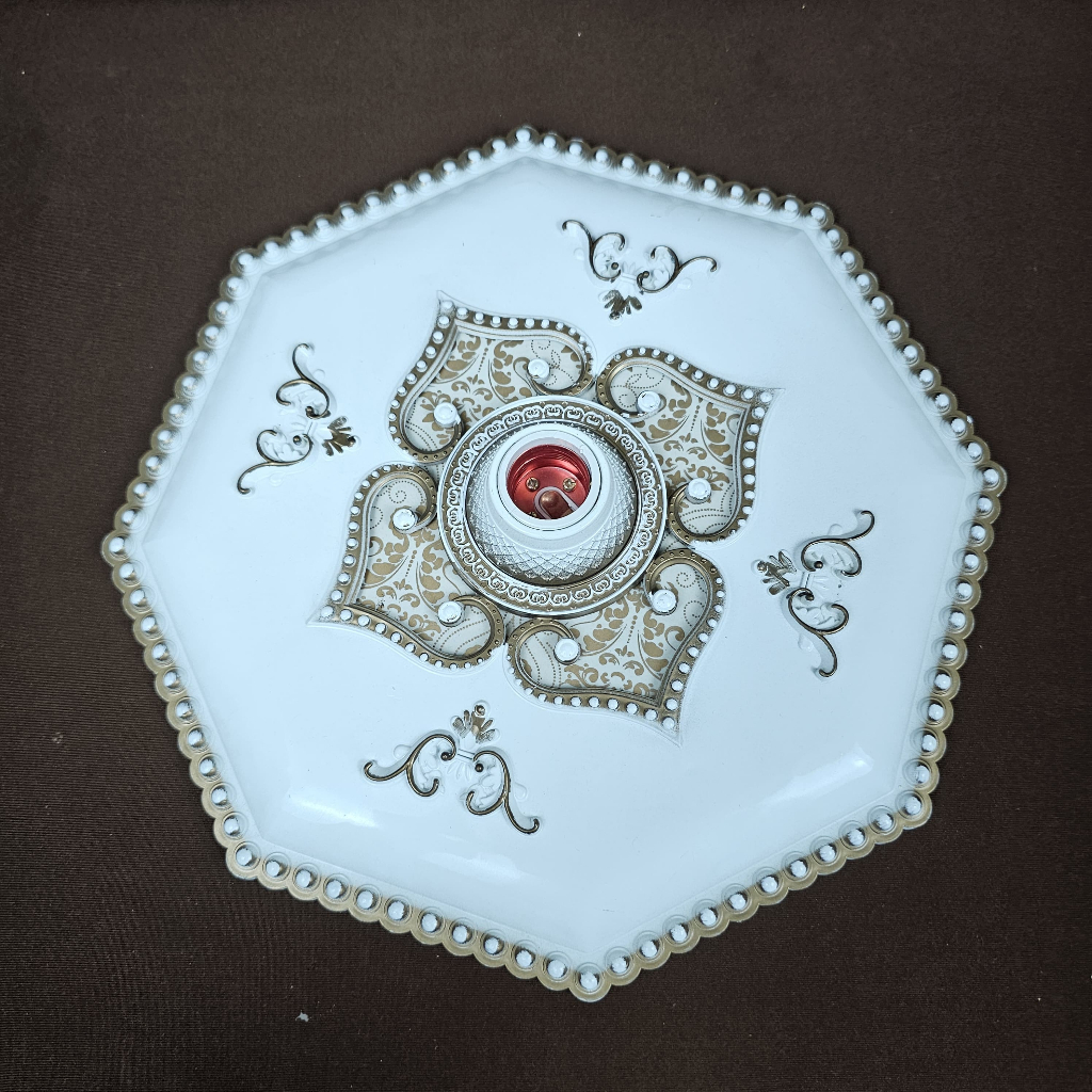 [ VICON ] Fiting Hias Besar Bintang Ornamen Plafon PVC 30cm