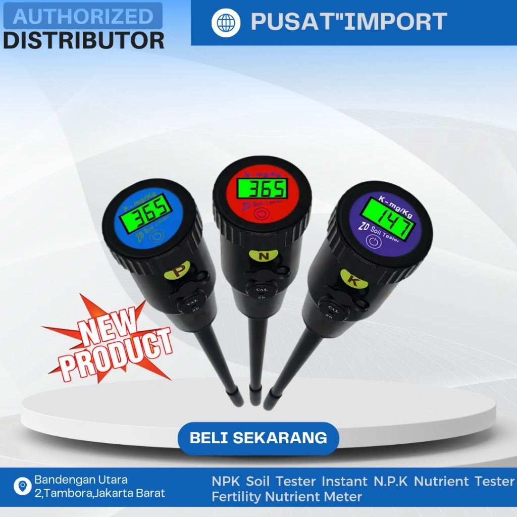 NPK Soil Tester Instant N.P.K Nutrient Tester Fertility Nutrient Meter