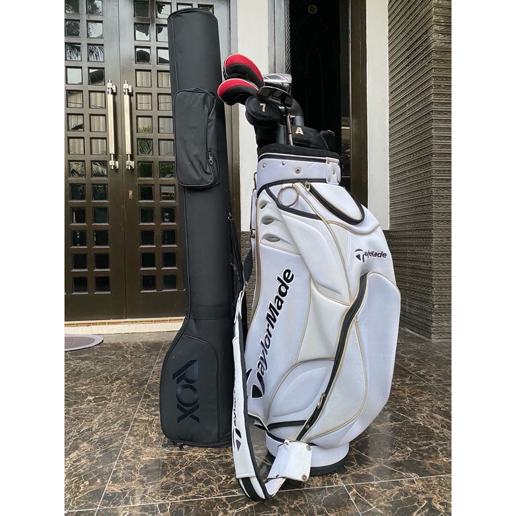 Tas Golf TAYLORMADE + SUNDAY BAG ROX SBR + Fullset Stick Golf SEVE BALESTEROS second