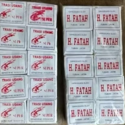 Terasi udang imut | Trasi H. Fatah | Terasi Tuban | Trasi Udang enak isi 10pcs