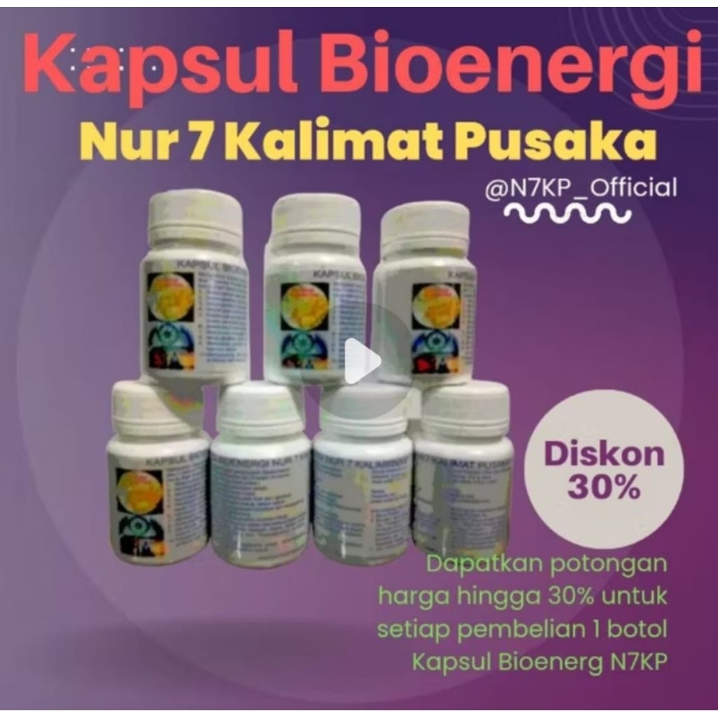 Kapsul Bioenergi N7KP Khusus Jamaah
