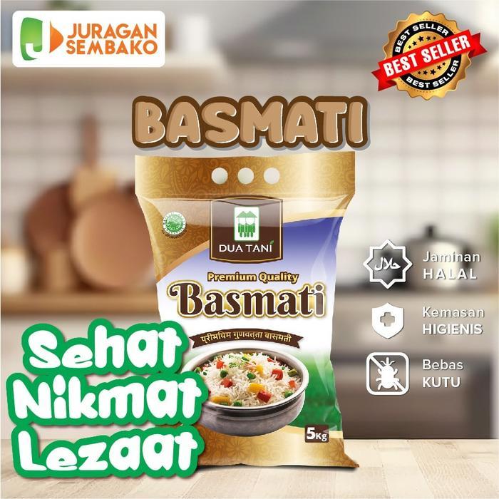 [oddsolshop] pekanbaru/Dua Tani Basmati Premium Quality 5 kg Beras Sehat Nikmat Lezat Bebas Kutu