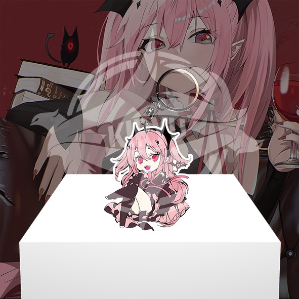 Gantungan Kunci Gantungan HP Anime Owari no Seraph - Krul Tepes - Ganci Akrilik - Keychain Acrylic