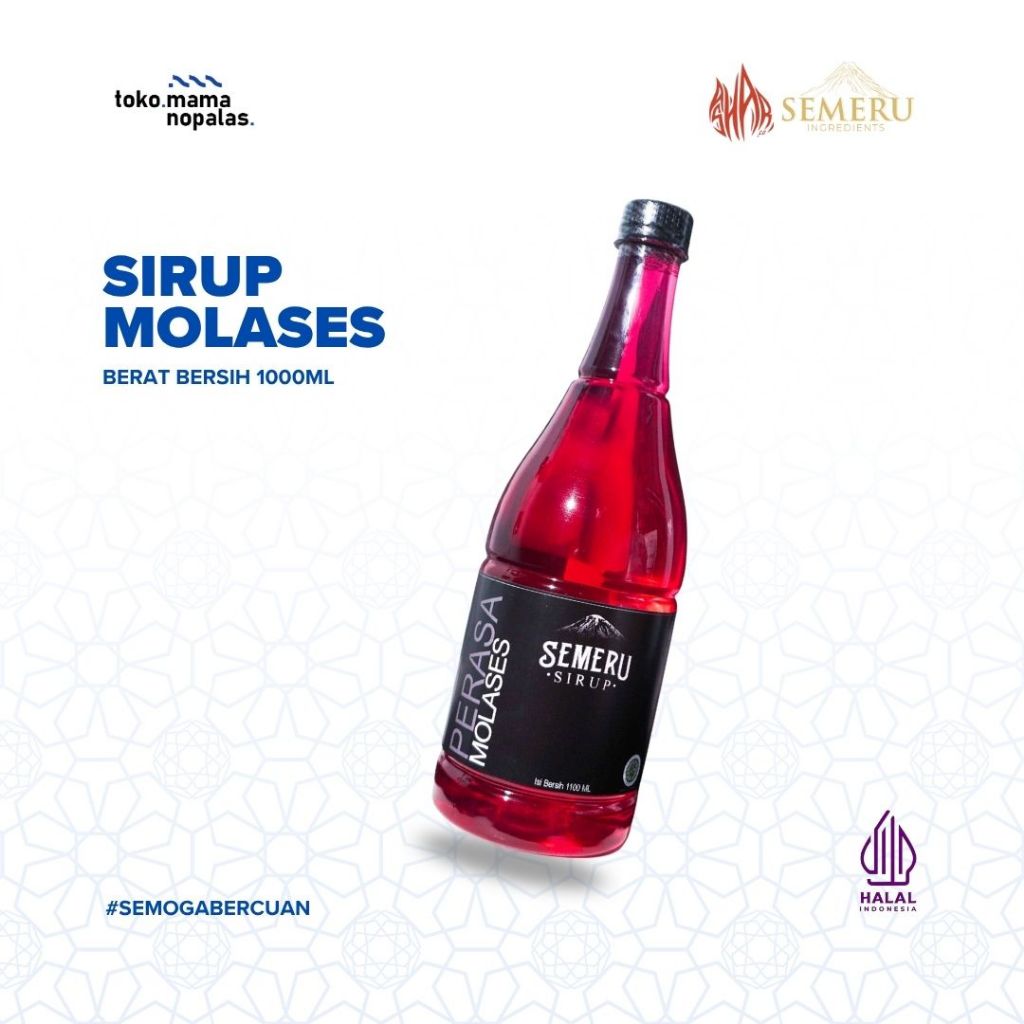 Semeru Sirup - Syrup Molases 1000ml - Sirup Minuman Rasa Rum / Sirup Rum