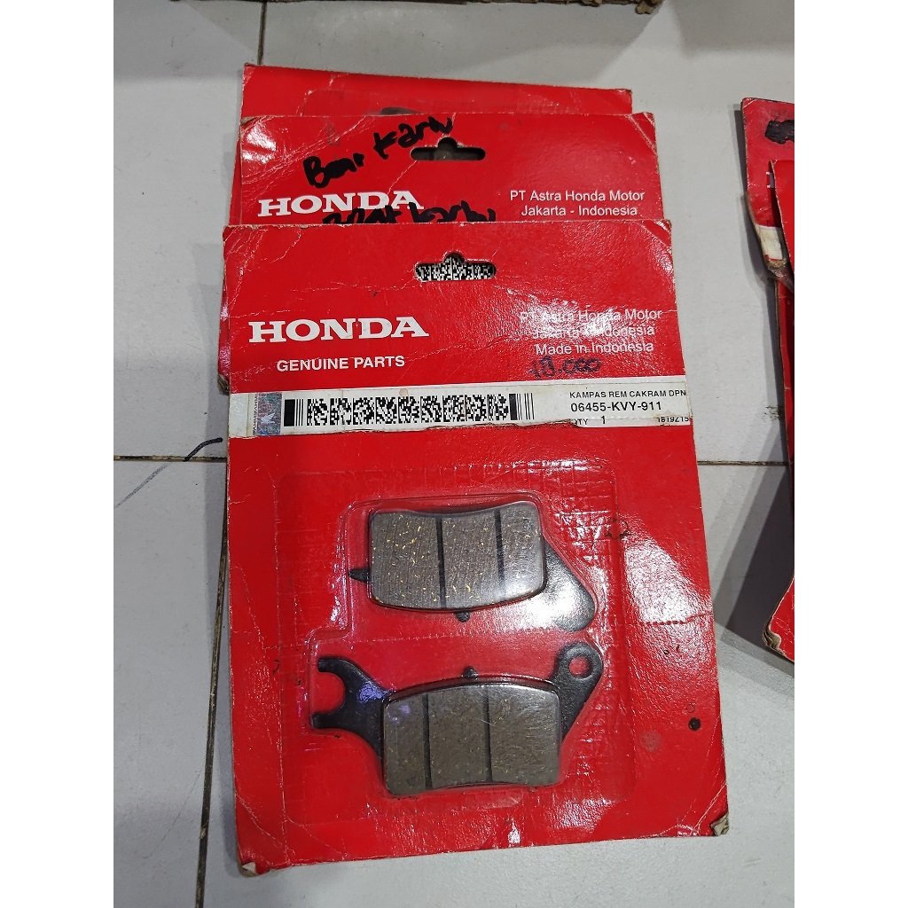 kampas rem cakram depan beat karbu scoopy karbu ori