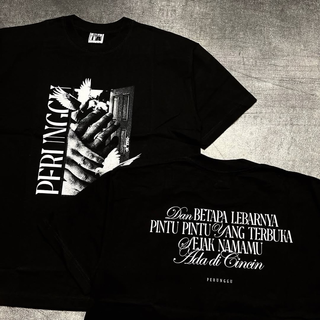 Kaos Perunggu “Berhasil” Original - Unisex Oversize Tee (Size L)