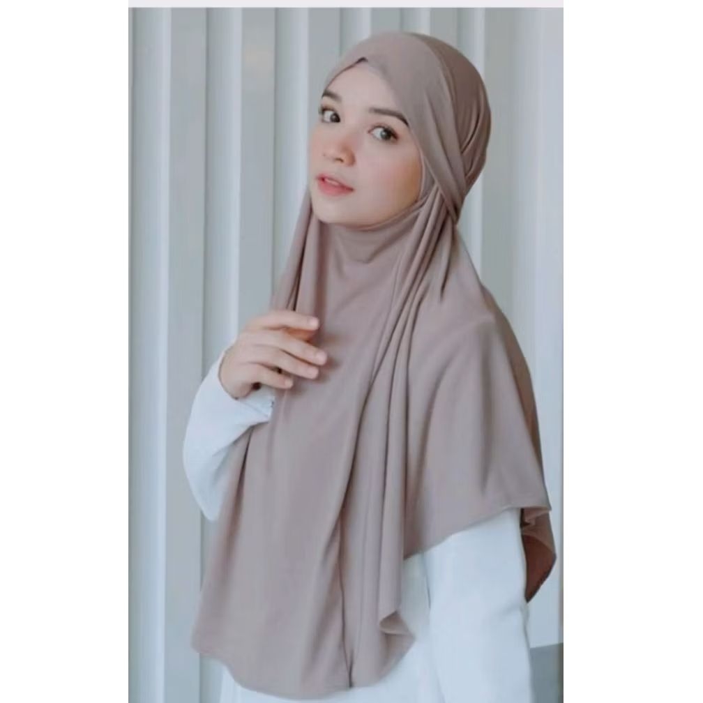 bergo instan syari/bergo french khimar syari/hijab instan syari cadar/jilbab instan syari cadar jumb