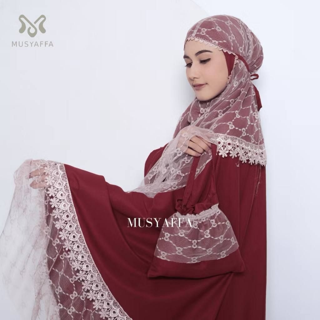 MUKENA DEWASA MERISHA TILE BRUKAT MEWAH