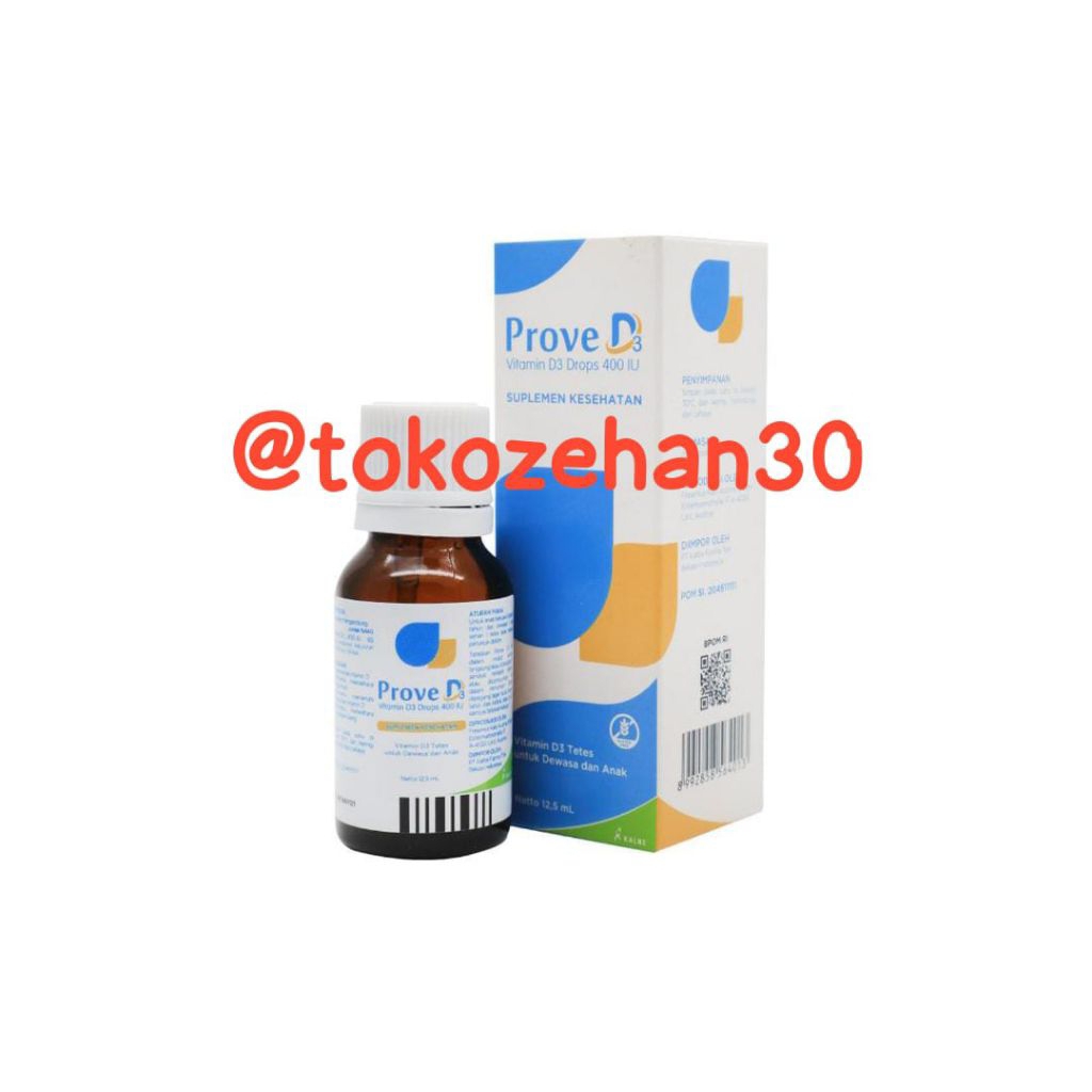 PROVE D3 DROP [ VITAMIN D3 400 IU 12,5ML ] SUPLEMEN BAYI/BALITA