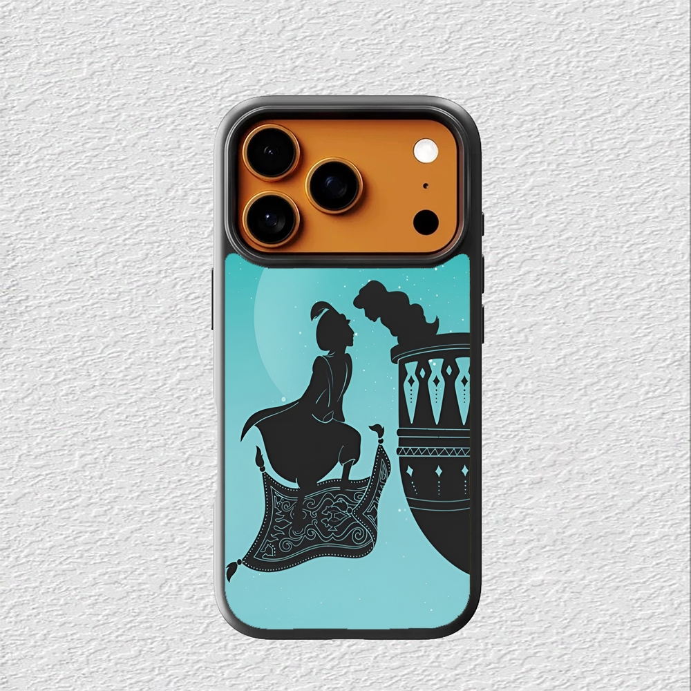 Case iPhone 17 16 15 14 13 12 11 X 8 7 6 5 Xs XR Mini Plus Pro Max Custom Softcase Aladdin Arabian N