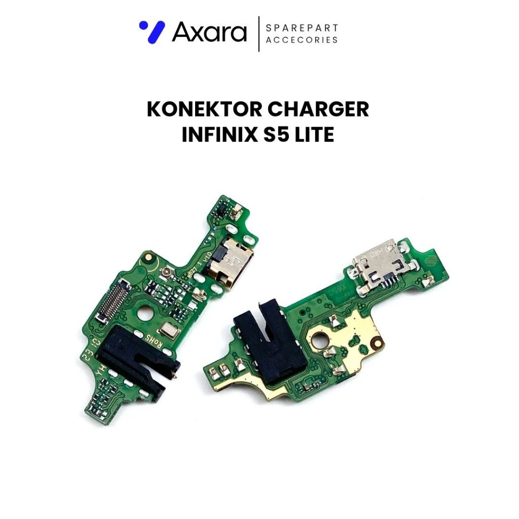 Konektor Charger INFINIX S5 LITE Papan cas connector PCB Board INFINIX S5 LITE ORI full IC