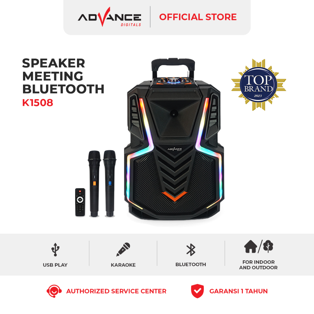 Advance Speaker 15” Portable Profesional K1508