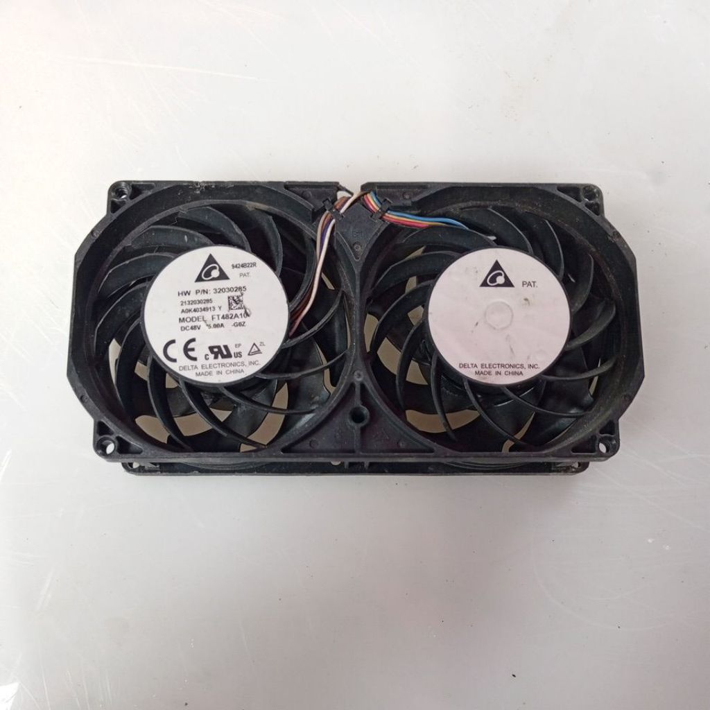 Kipas DC 48V Dual Fan 9 Cm / Tebal 4 cm High Speed
