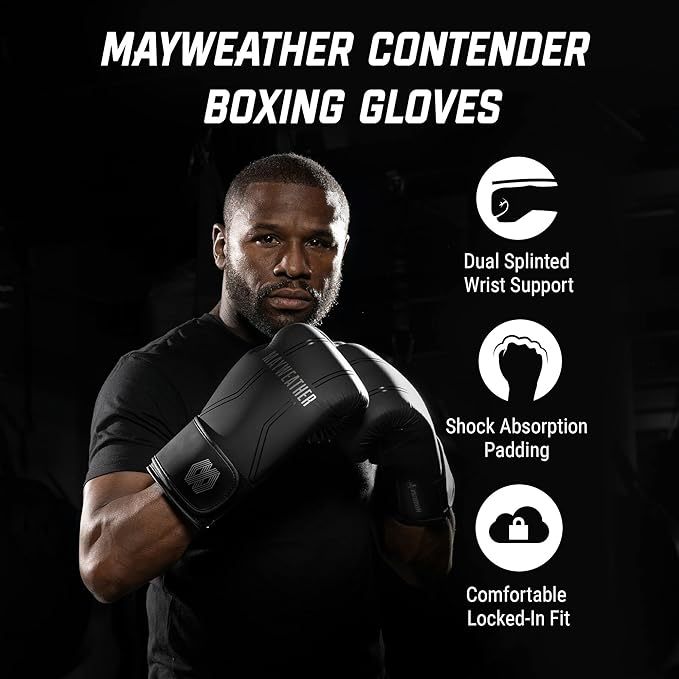 HAYABUSA MAYWEATHER CONTENDER BOXING MMA GLOVES SARUNG TINJU
