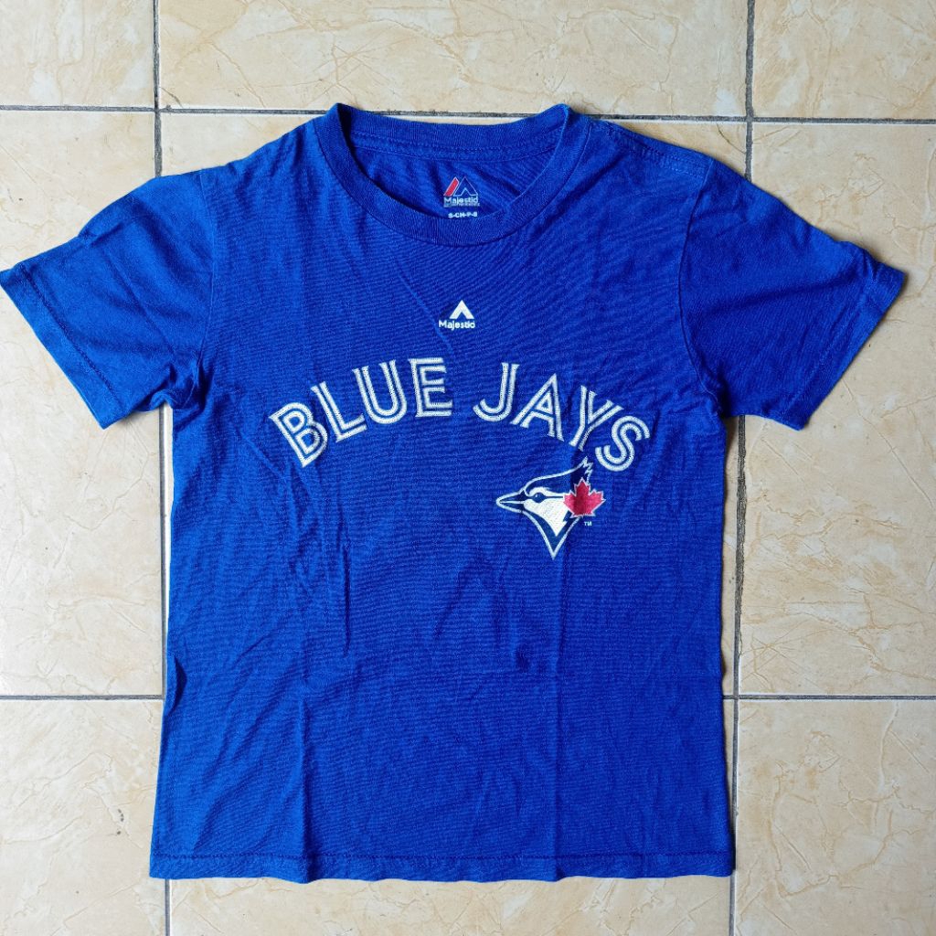 Kaos MLB Majestic Blue Jays Anak