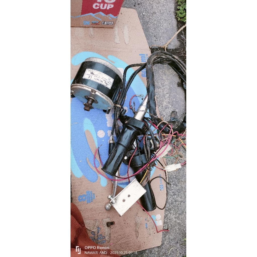 dinamo dc motor copotan scuter listrik 24V-250W-2750rpm