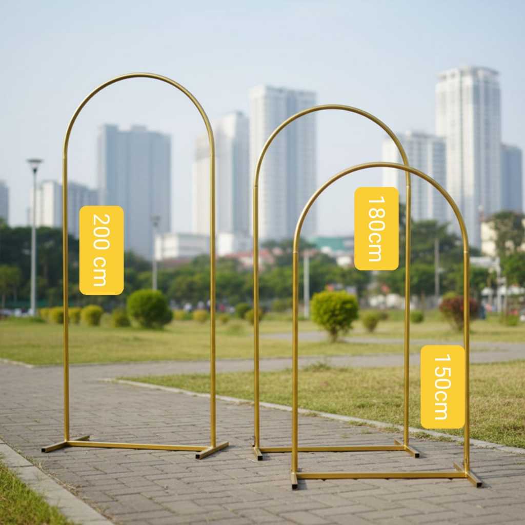 Standing Besi Oval Dekorasi Lamaran Dekorasi Weding Tiang Background Bisa Bongkar Pasang