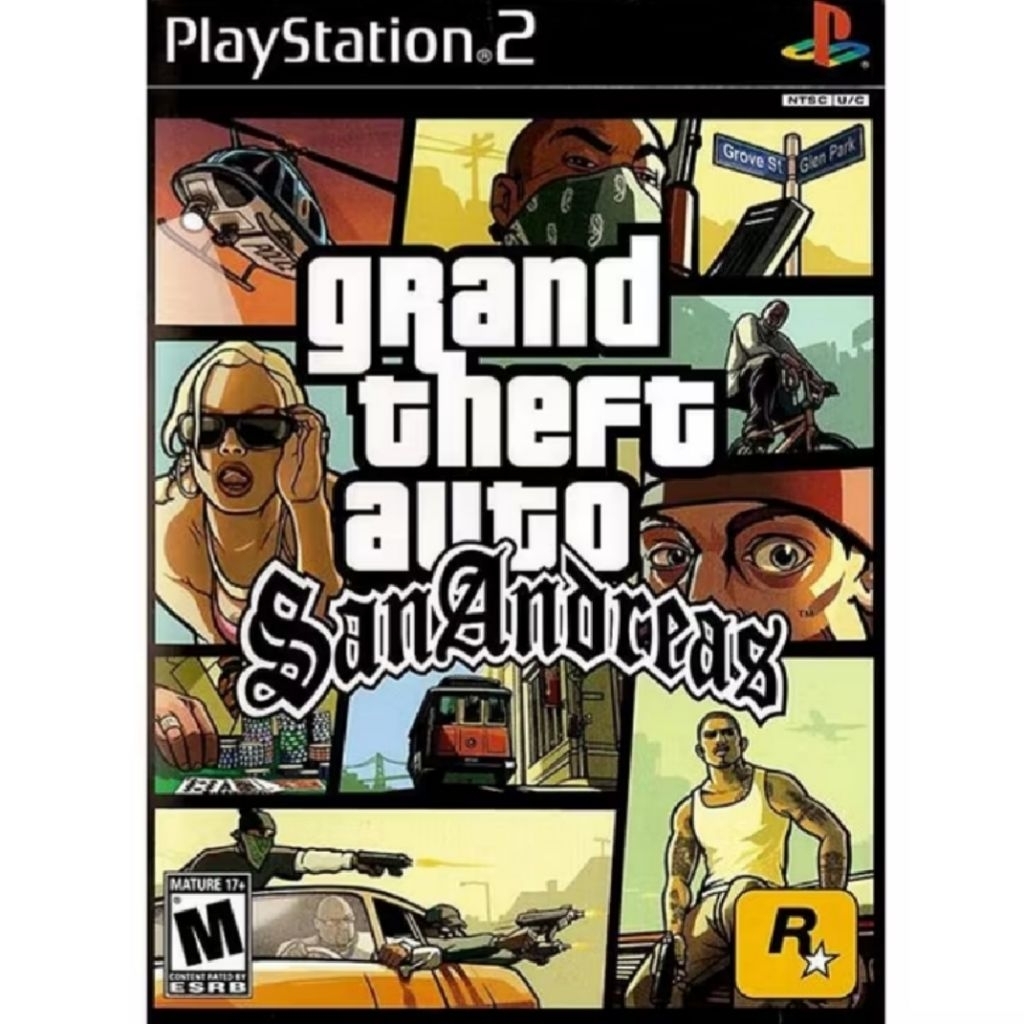 Kaset Playstation 2 PS2 GTA / Grand Theft Auto Bahasa Indonesia