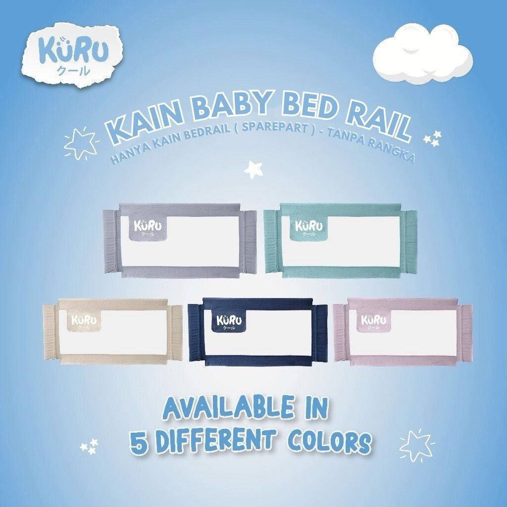 Tyozell Baby Kuru Kain Bedrail - kain ganti bedrail kuru