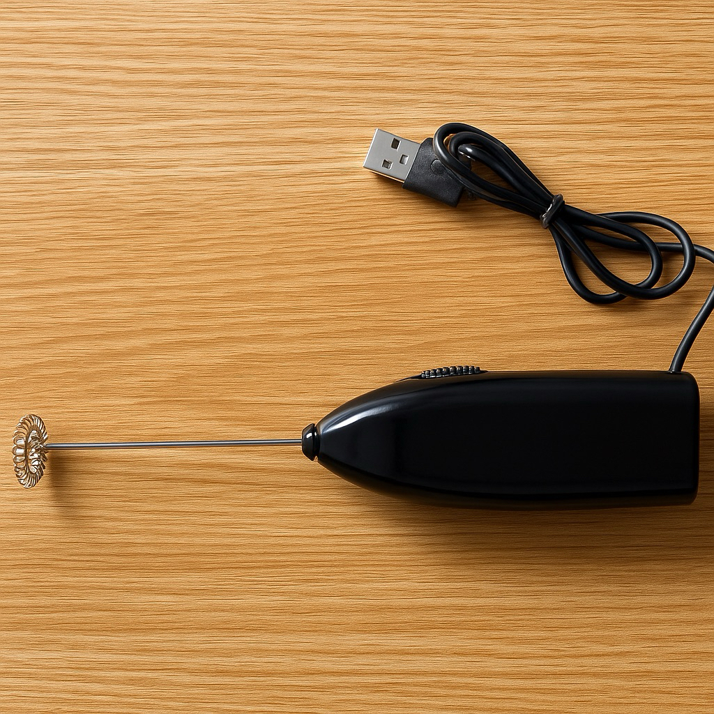 Mini hand mixer — Pengocok Susu Elektrik Modif USB – Milk Frother Portabel Tanpa Baterai