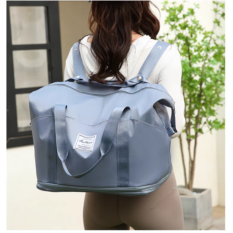TRAVEL BAG DUFFEL RANSEL / DUFFLE BAG RANSEL / TAS TRAVEL BESAR ANTI AIR / PORTABLE GYM BAG / TAS FI