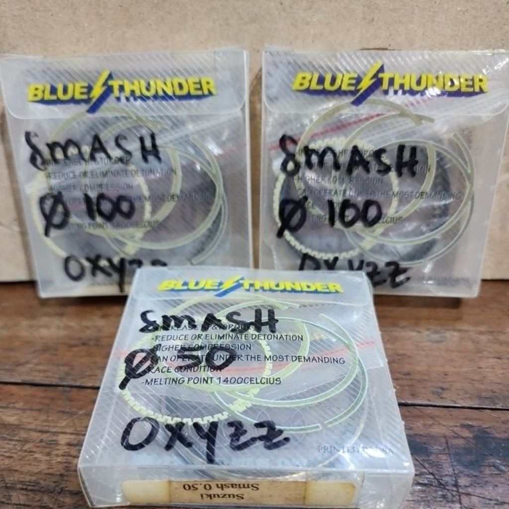 RING SEHER SMASH UKURAN 50 DAN 100 BLUE THUNDER