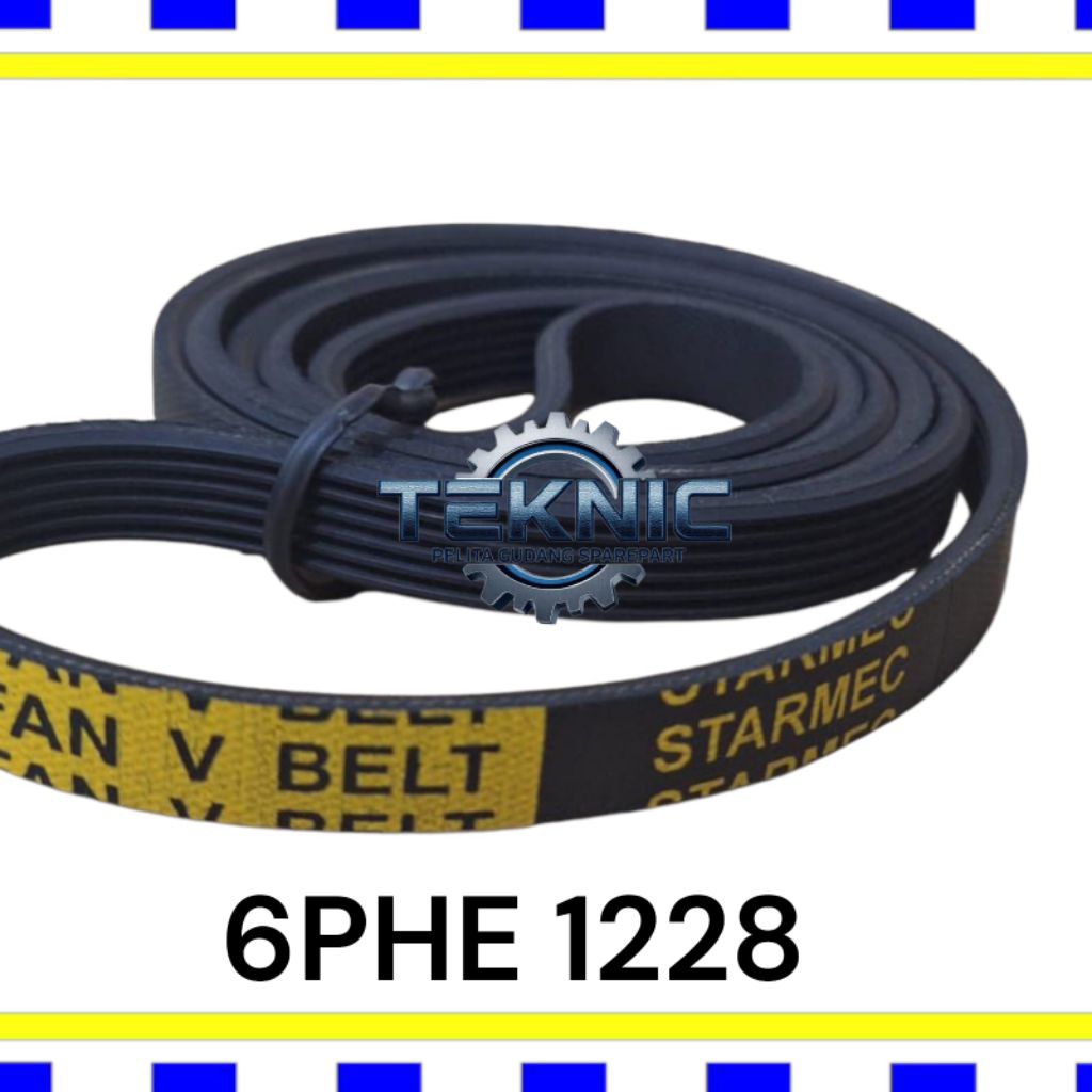 V-BELT STARMEC ORI STC 6PH-1228 MESIN CUCI FRONT LOADING -MESIN PENGERING PANBELT DRYER 6PH1228