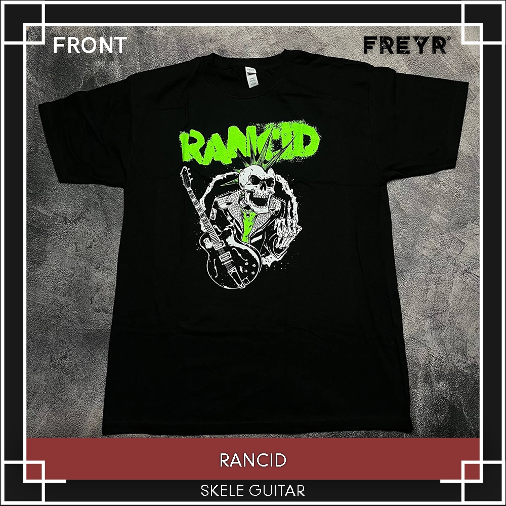 Kaos Band Rancid - Skele Guitar Original