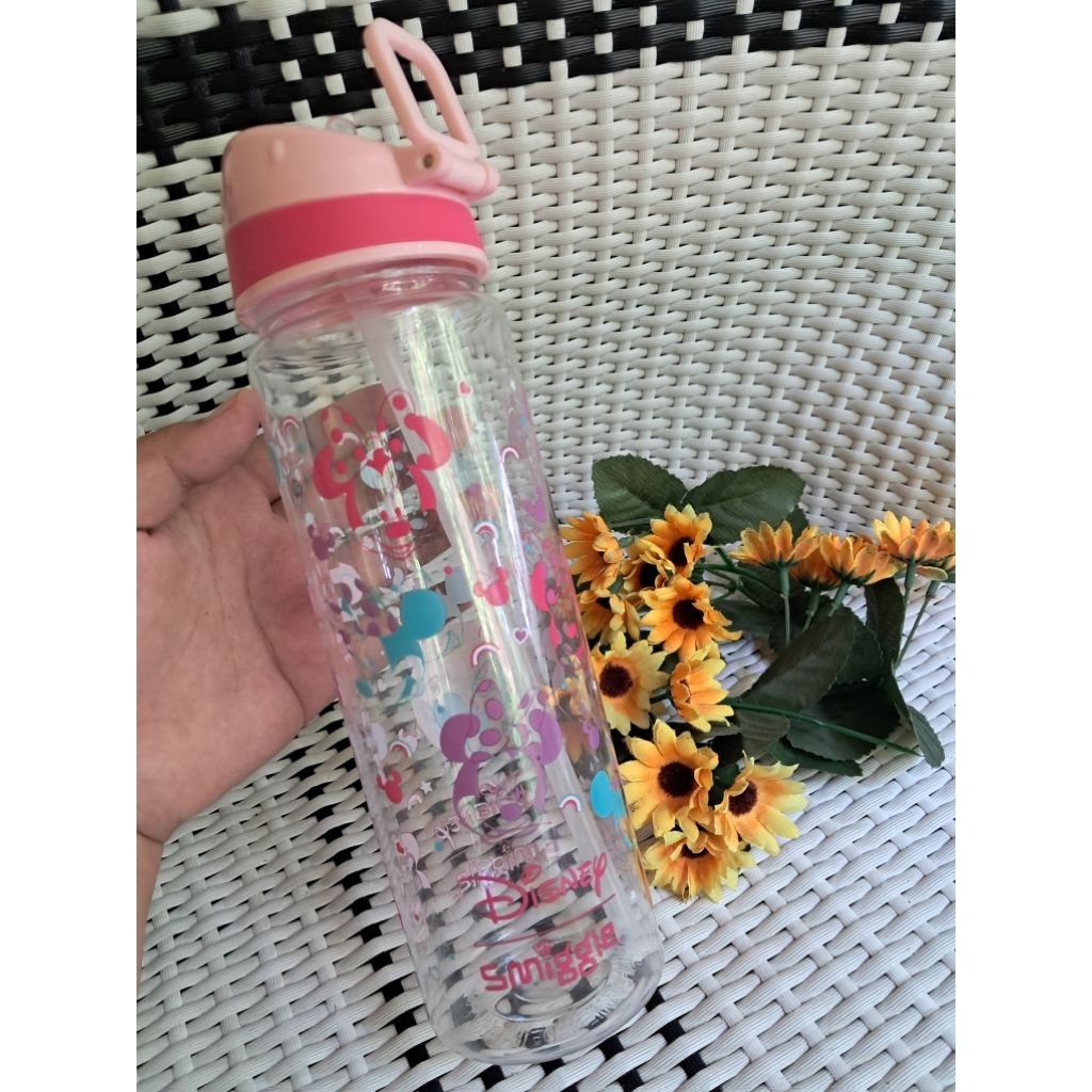 Preloved like new Smiggle botol minum anak sedotan original 100%